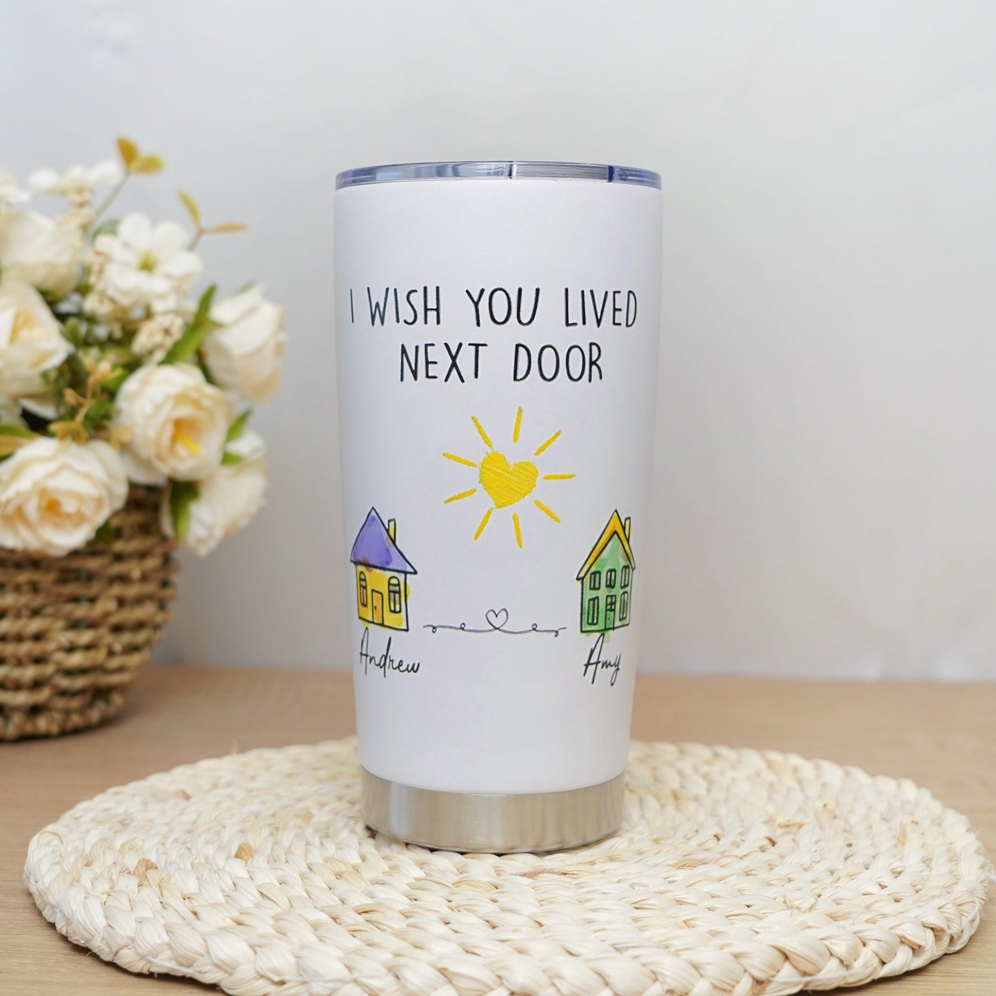 Friendship Custom Stainless Steel Tumbler💞