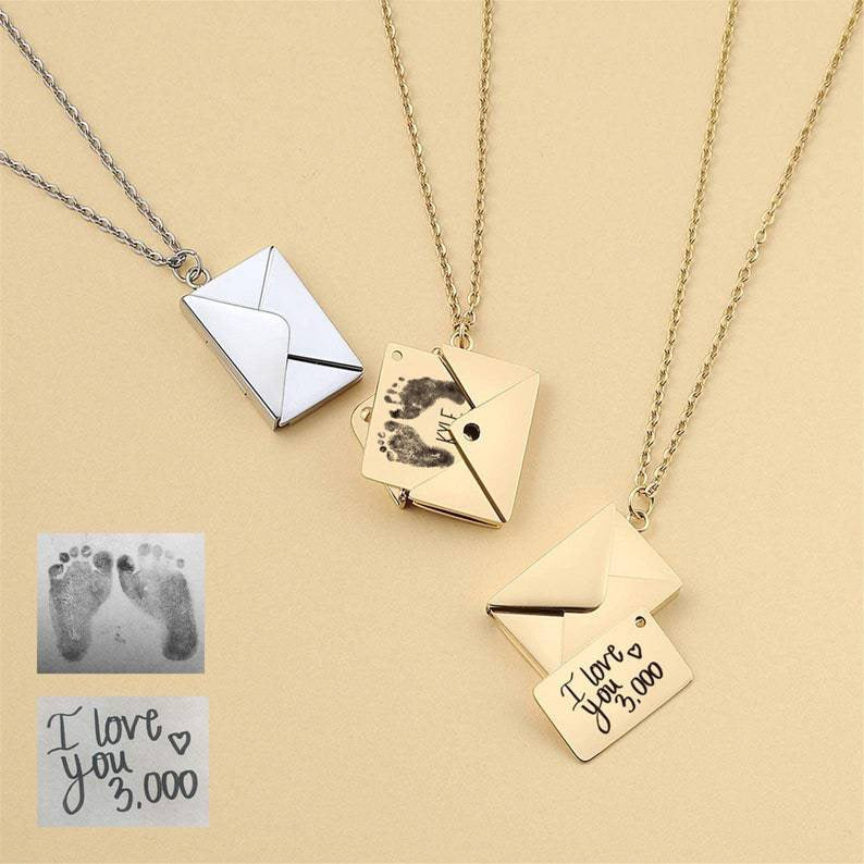 Personalized Love Letter Necklace for Mom