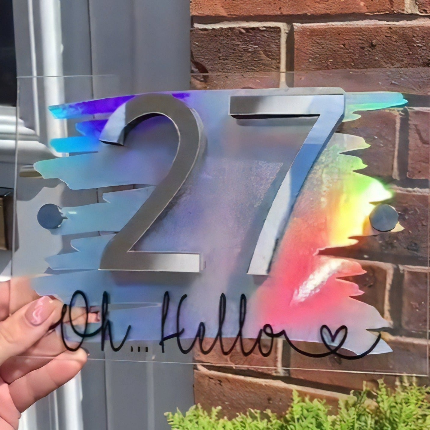 3D Door Number Sign