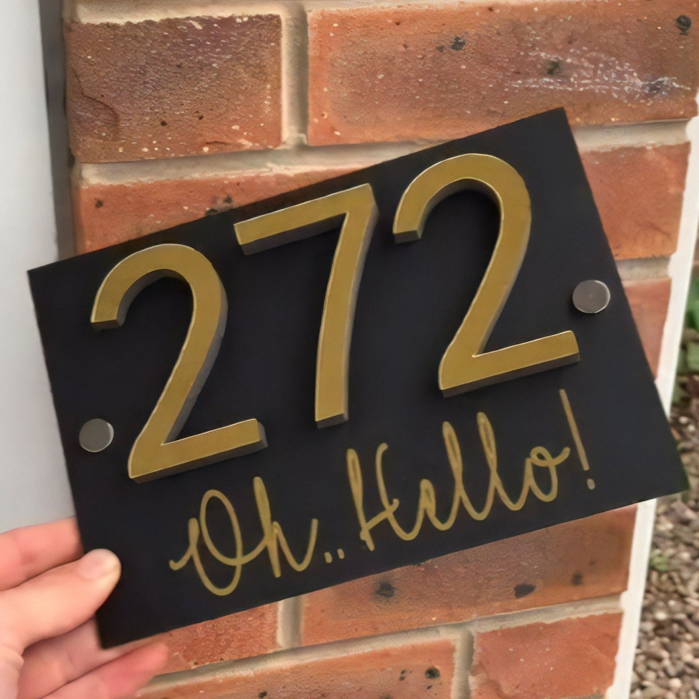 3D Door Number Sign