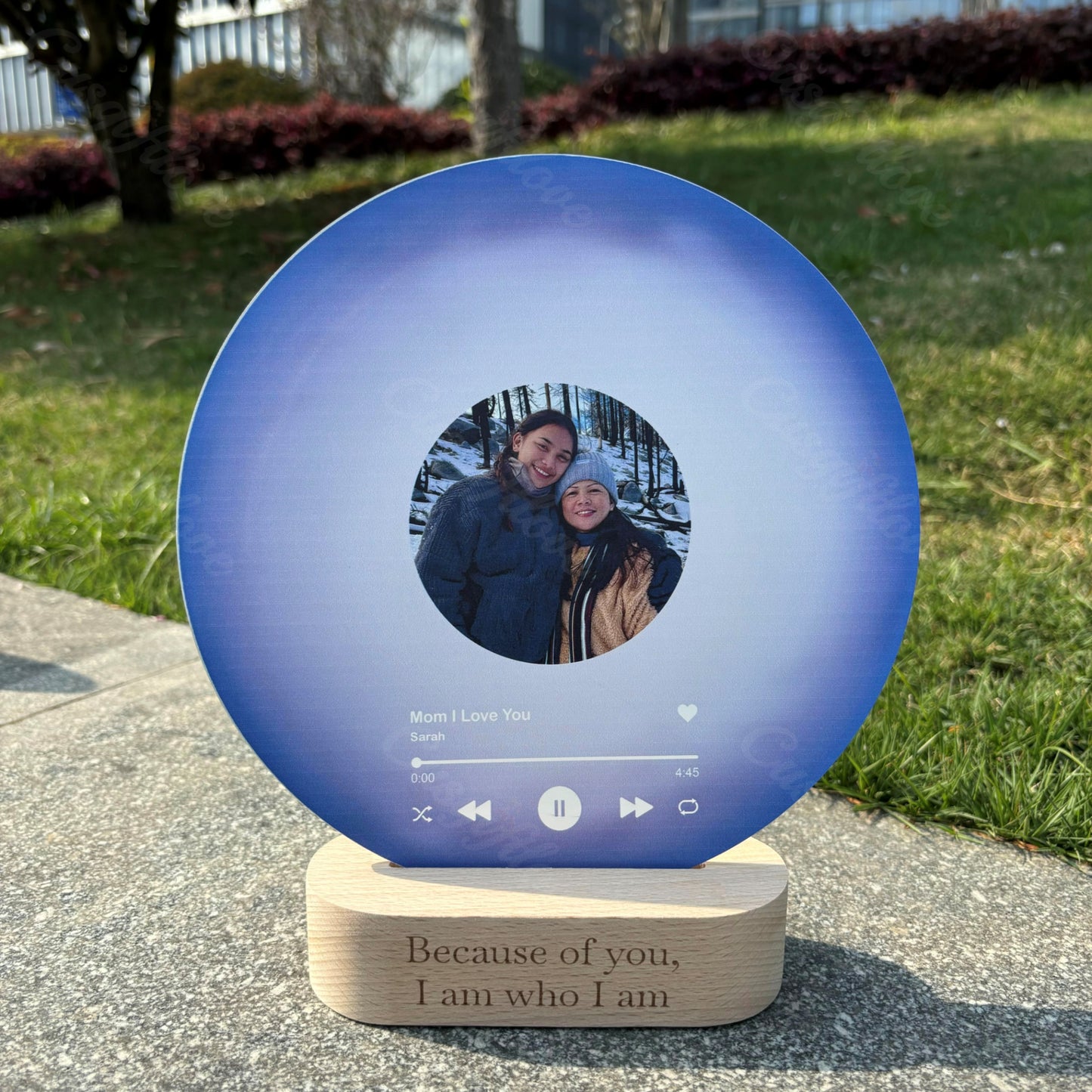 Personalized Record with Photo - Acrylic Song Plaque with NFC🎵