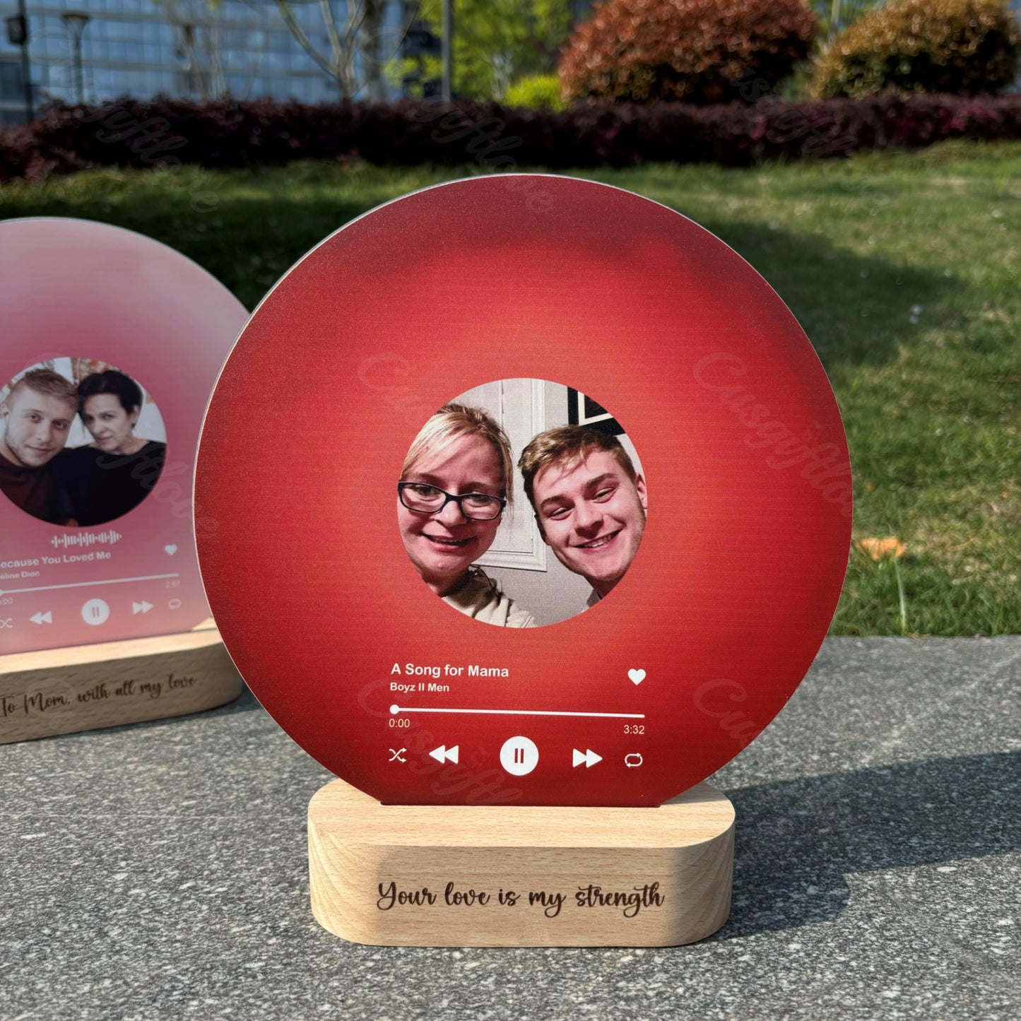 Personalized Record with Photo - Acrylic Song Plaque with NFC🎵