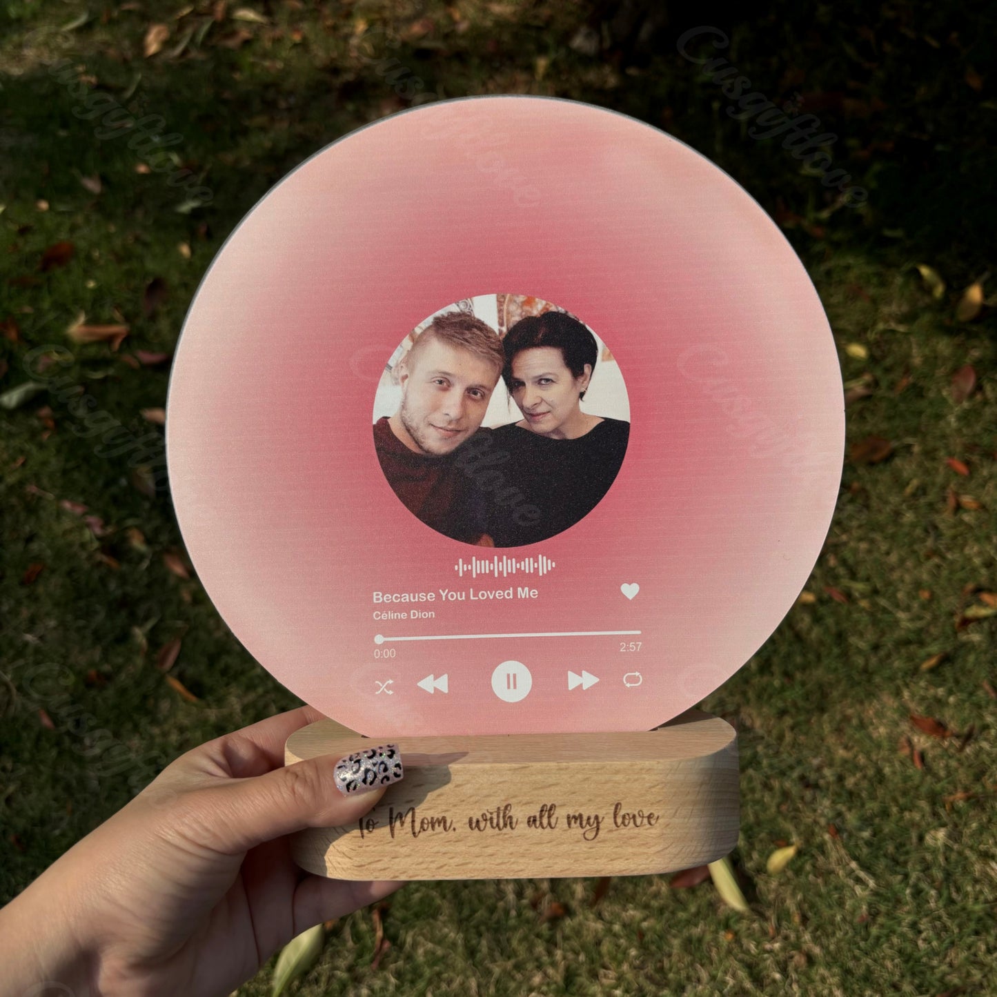 Personalized Record with Photo - Acrylic Song Plaque with NFC🎵