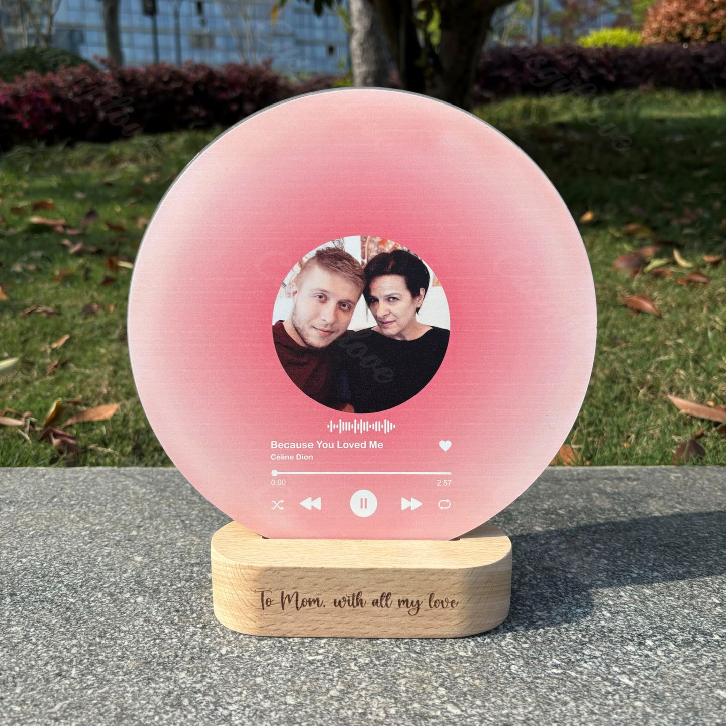 Personalized Record with Photo - Acrylic Song Plaque with NFC🎵
