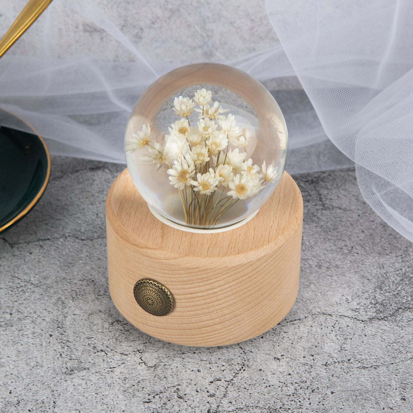 Preserved Flower Ornaments Bluetooth Speaker