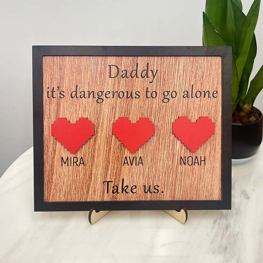 🎁Daddy's Wooden Sign - Father's Day Gift🎁