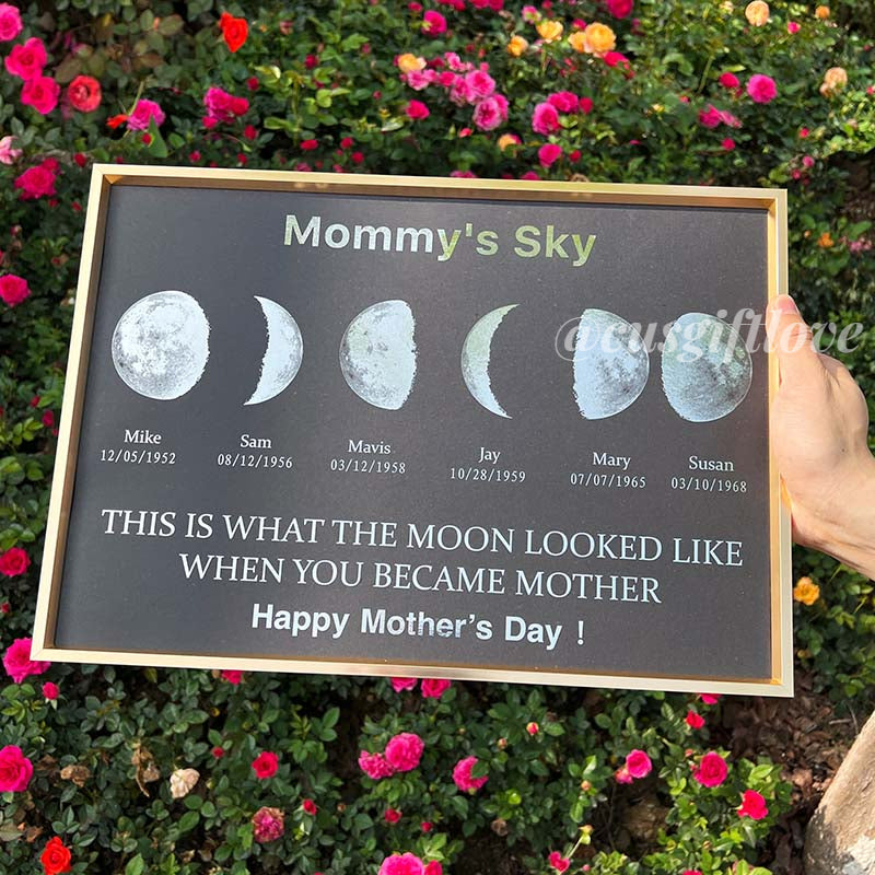 Custom Art Frame for Mom - Mommy's Universe