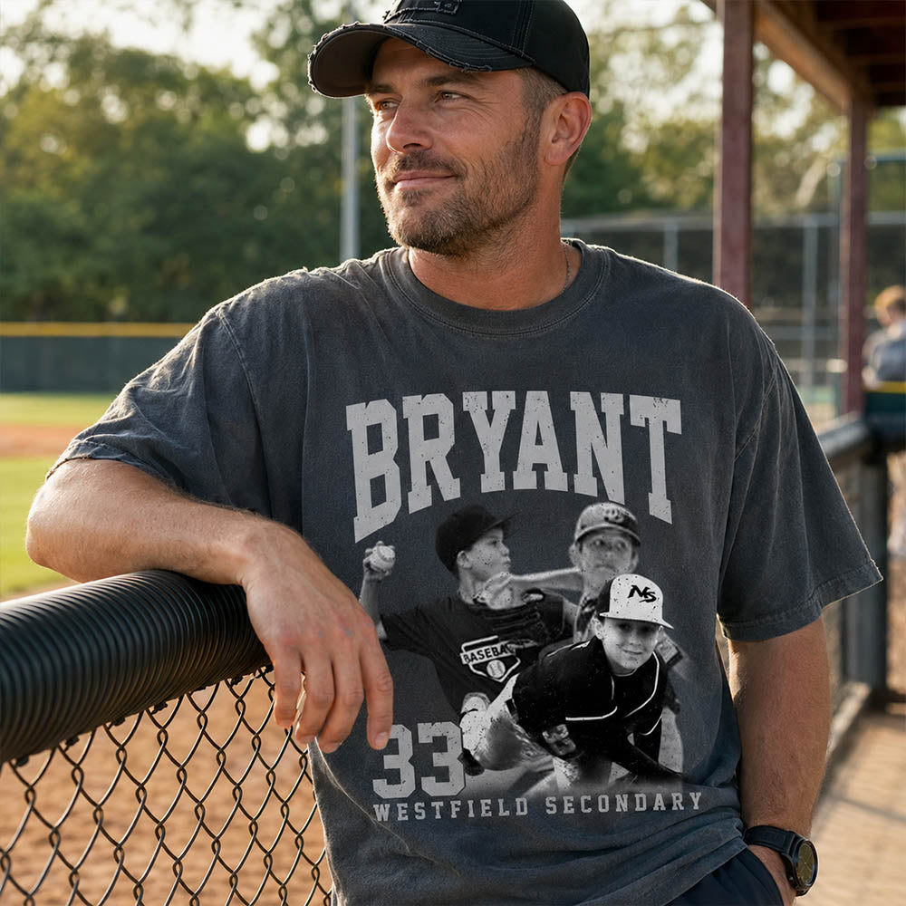 Baseball Lover - Personalized Washed Tee Custom Sport Players Sport Family NA04