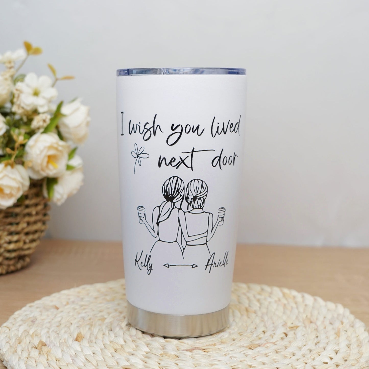 Friendship Custom Stainless Steel Tumbler💞