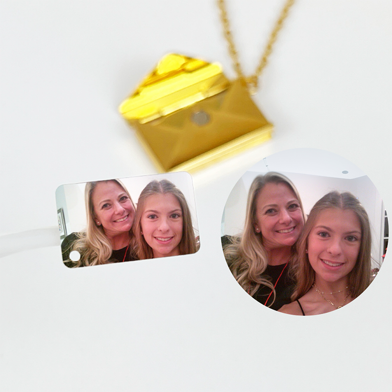 Personalized Love Letter Necklace for Mom