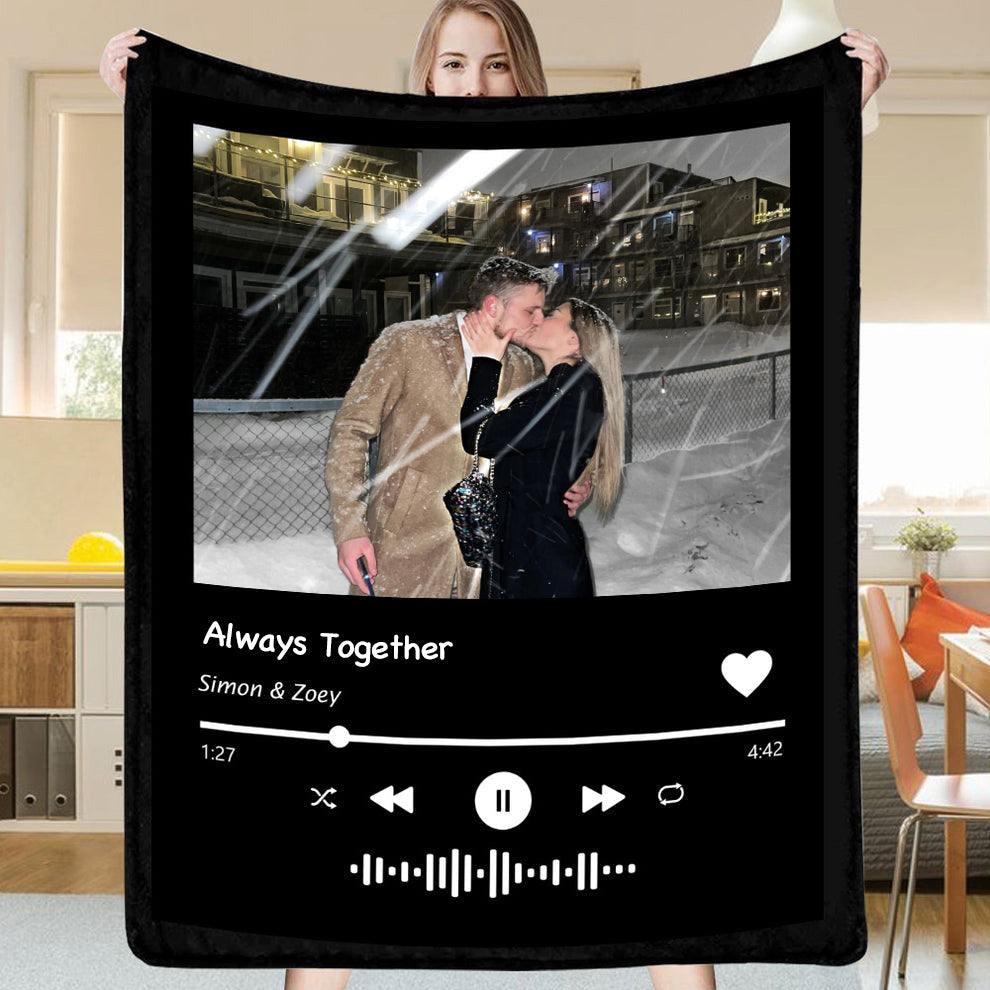 Custom Music Blanket Photo Starlight Blanket 💕