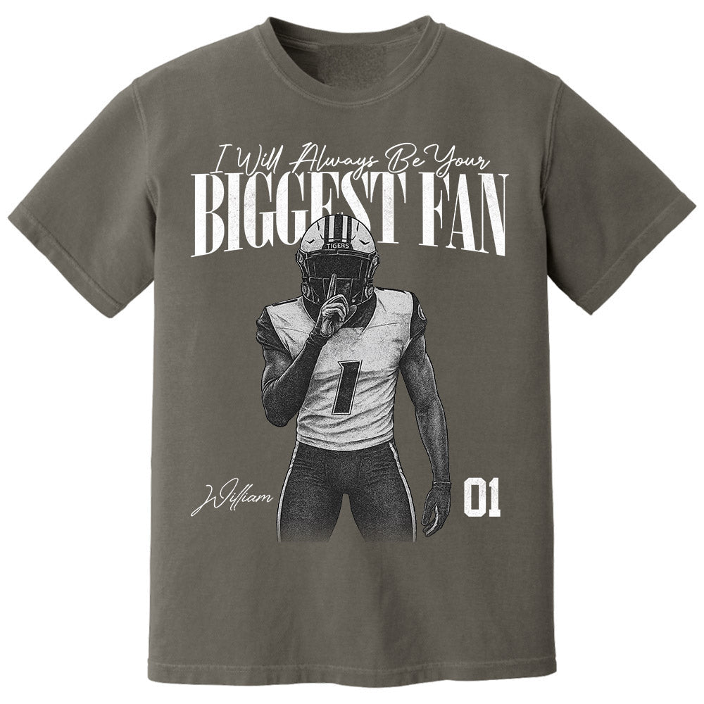 Custom Football Player Photo Tee