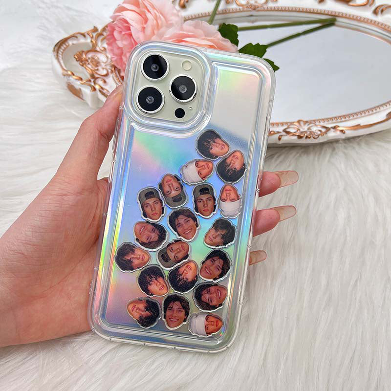 Custom Photo Glitter Phone Case ✨