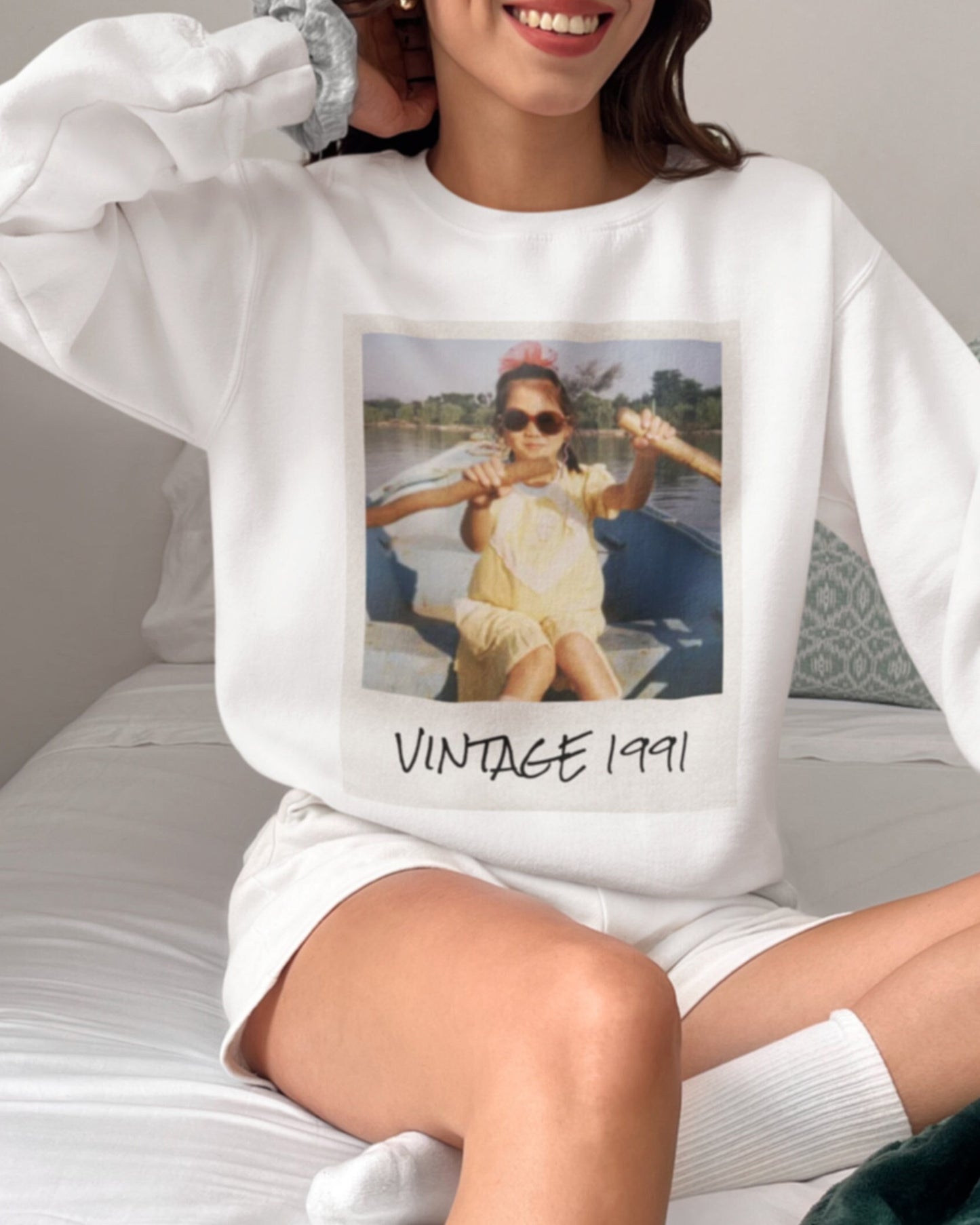 ✨Unisex Custom Vintage Photo And Year Shirt/Crewneck/Hoodie✨