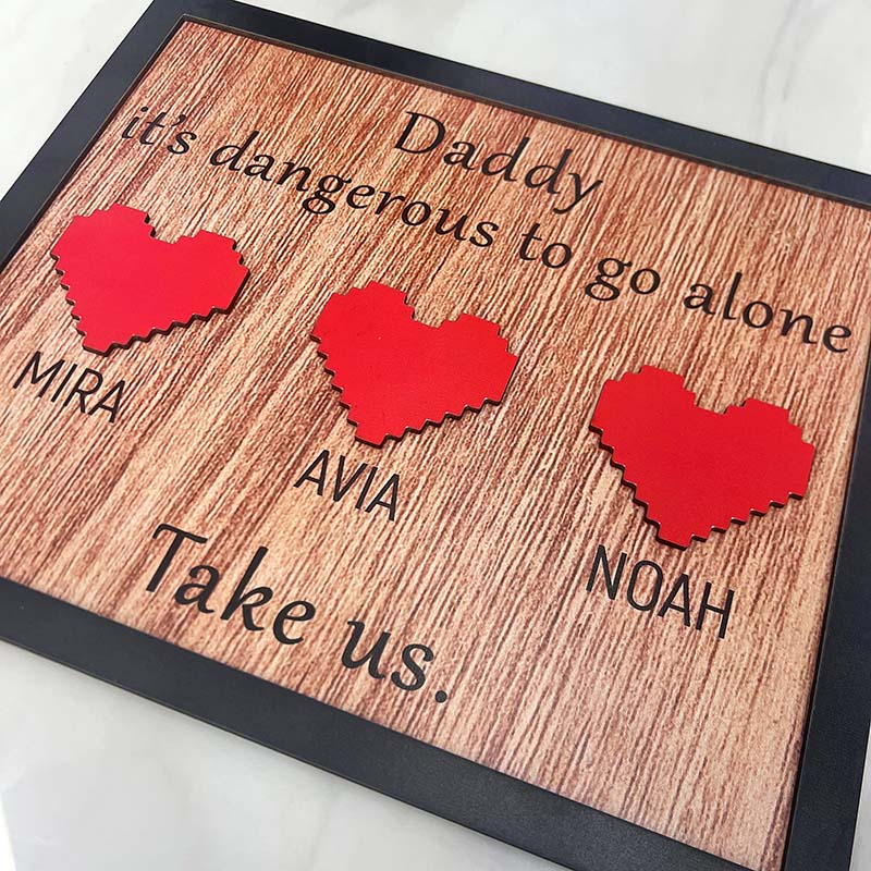 🎁Daddy's Wooden Sign - Father's Day Gift🎁