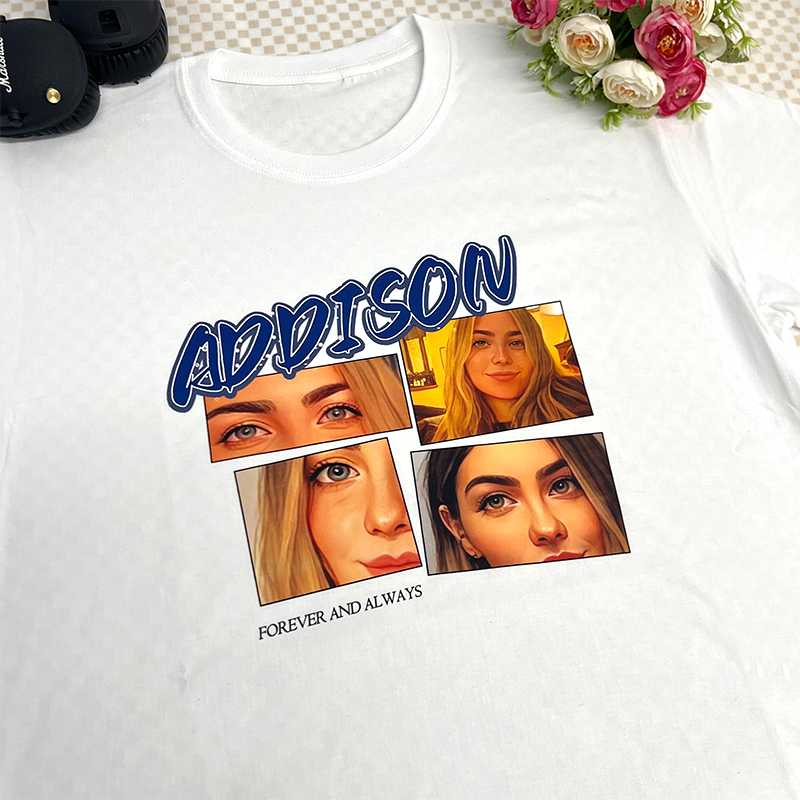 💞Custom Vintage Custom Eyes Tee💞