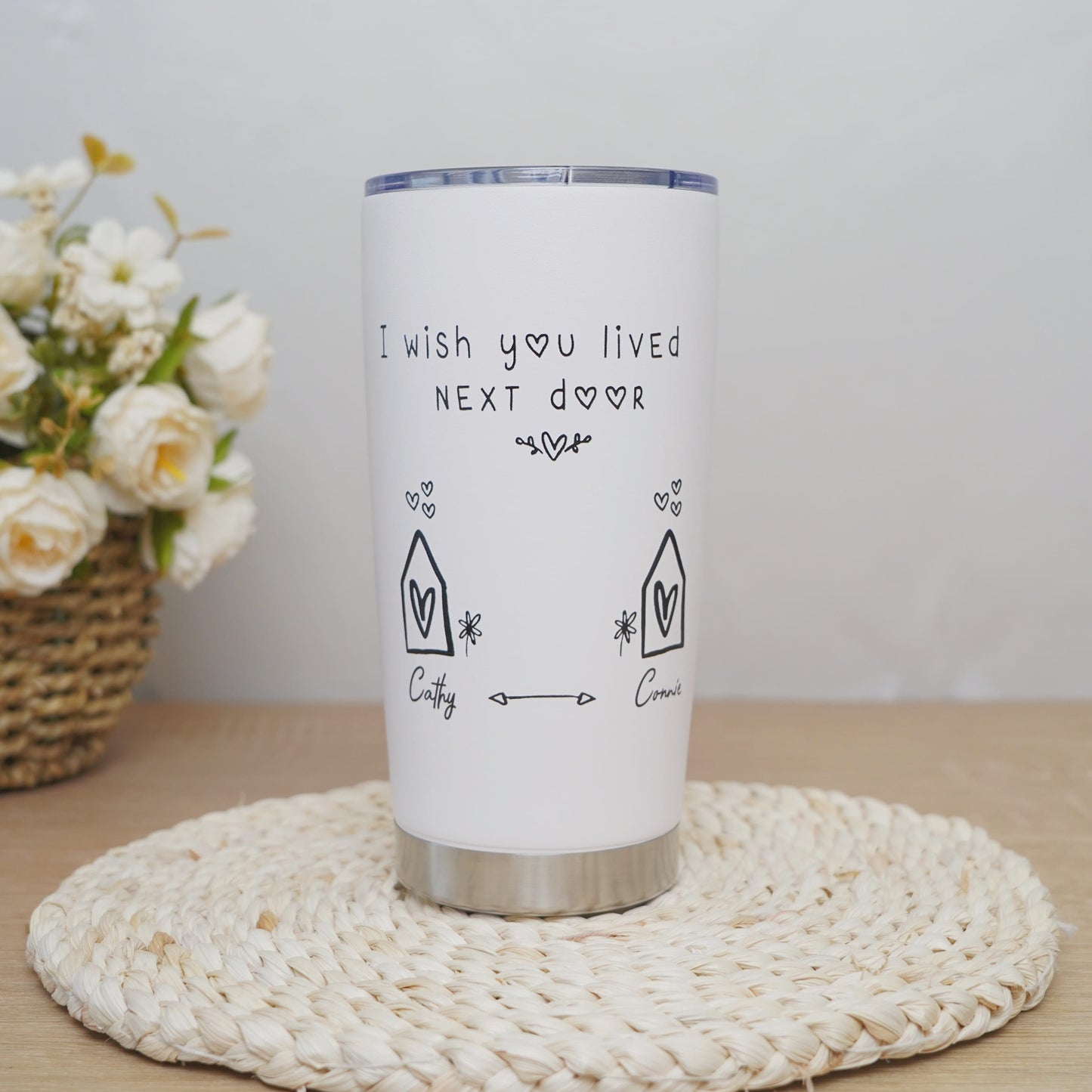 Friendship Custom Stainless Steel Tumbler💞