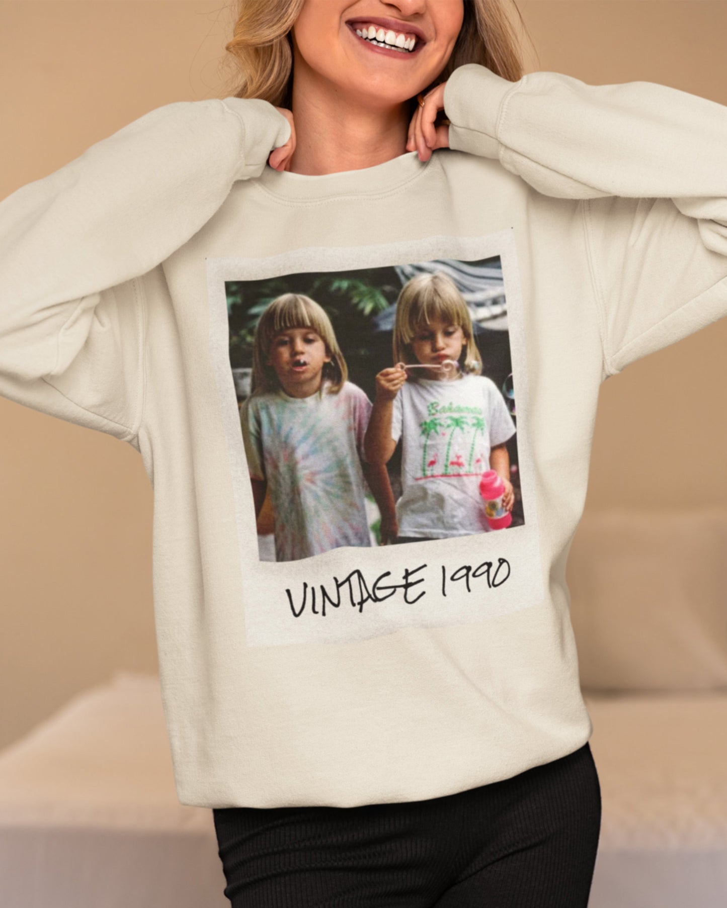 ✨Unisex Custom Vintage Photo And Year Shirt/Crewneck/Hoodie✨