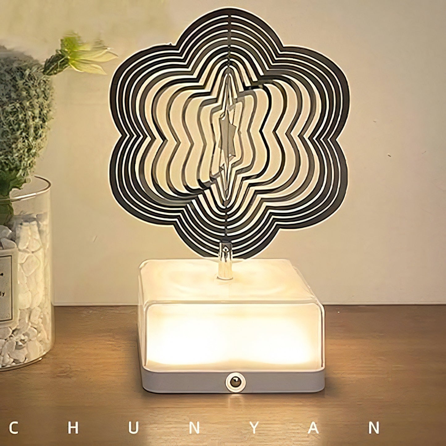 3D Rotating Ambient Light Night Light