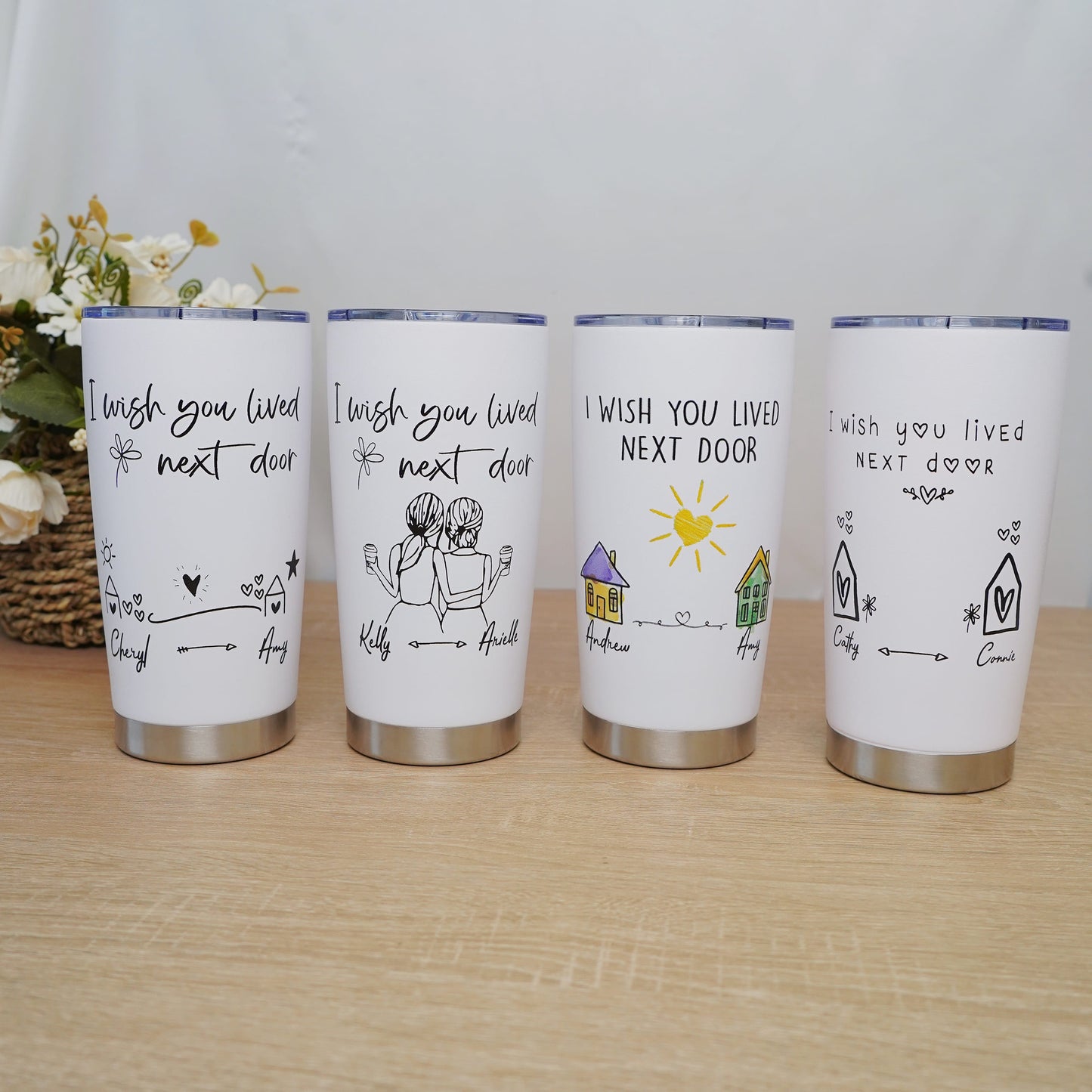 Friendship Custom Stainless Steel Tumbler💞