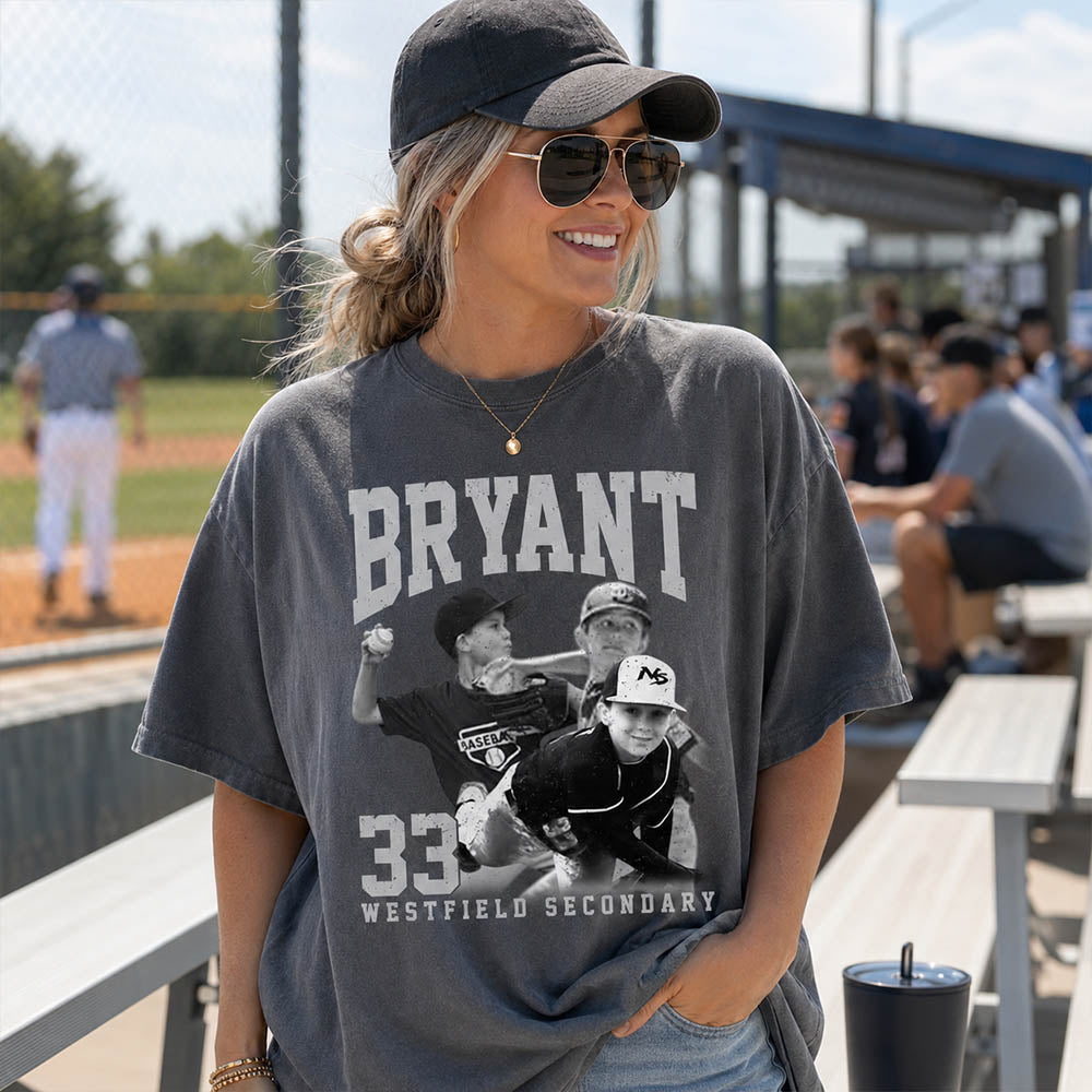 Baseball Lover - Personalized Washed Tee Custom Sport Players Sport Family NA04