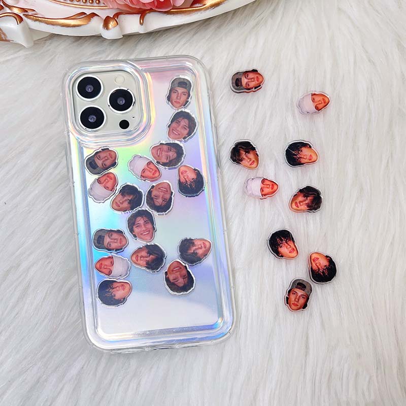 Custom Photo Glitter Phone Case ✨