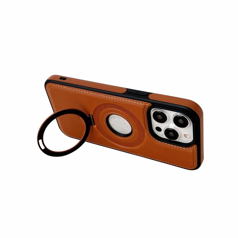 Leather Holder Magnetic Phone Case