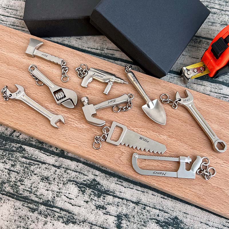 Mechanic Wrench keychain tools Father's gift