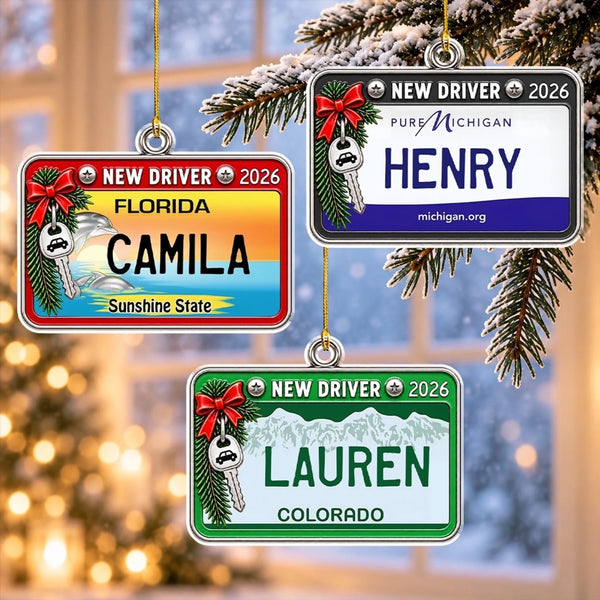 First Ride Christmas - Personalized Acrylic Ornament