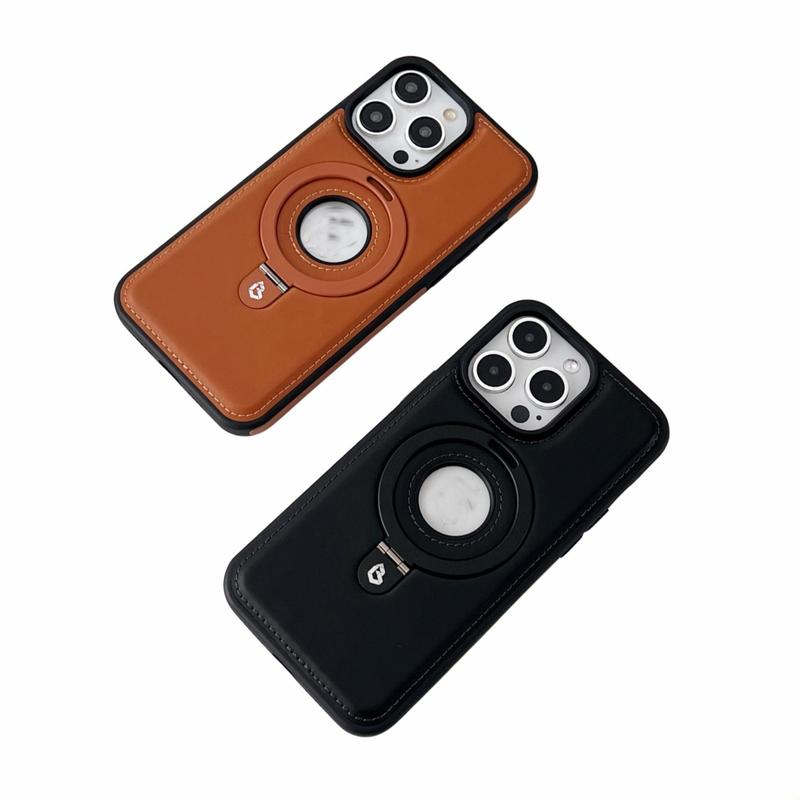 Leather Holder Magnetic Phone Case