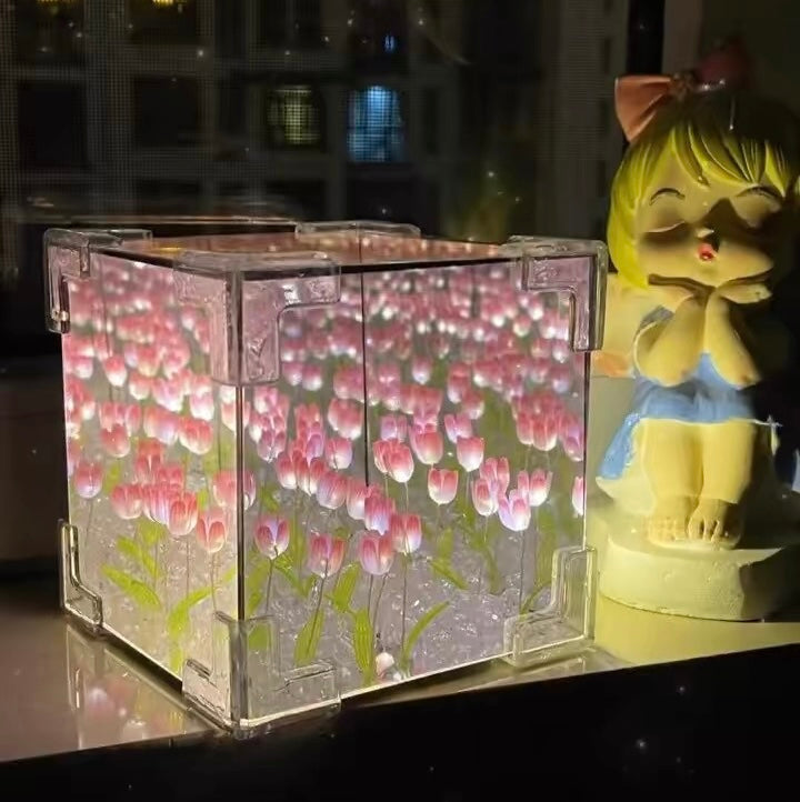 Cute Flowers DIY Lamp