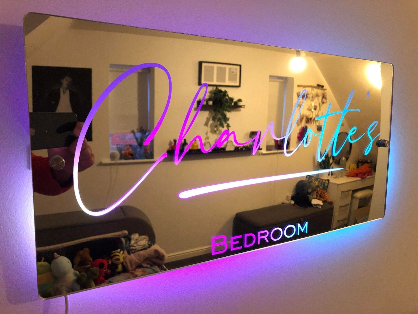 🔥Hot Sale🔥Personalized Name Mirror - Light Up Mirror