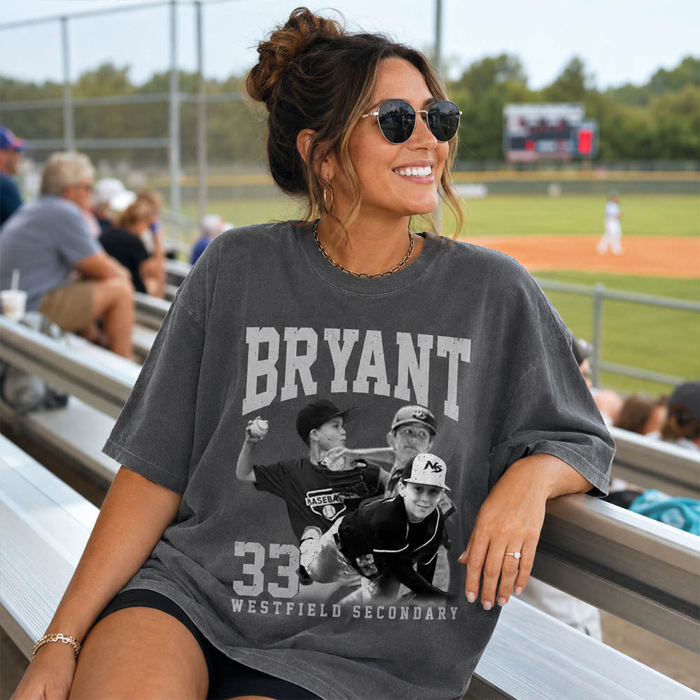 Baseball Lover - Personalized Washed Tee Custom Sport Players Sport Family NA04