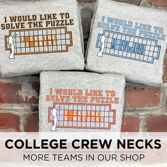 College Rivalry Crewnecks