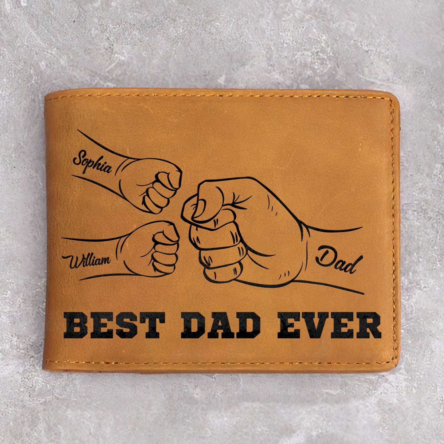 Best Dad Ever Father's Day Gift - Wallet & Belt Set