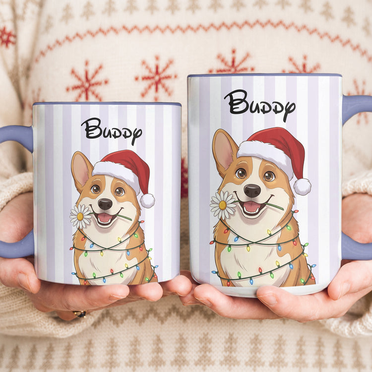 Custom Pet Cartoon Portrait Mug Pet Lover Gift - Personalized Mug