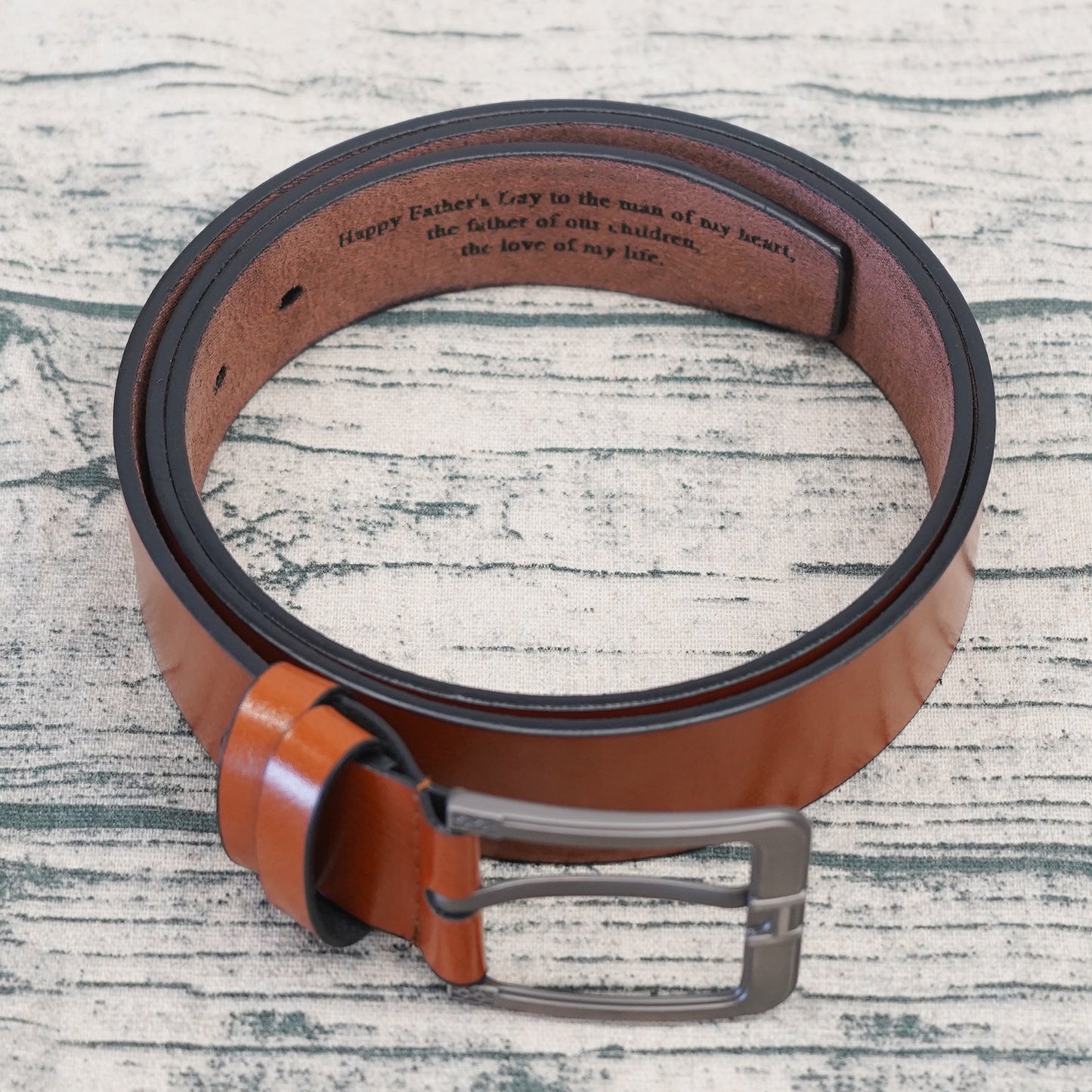 Personalized Belt For Dad
