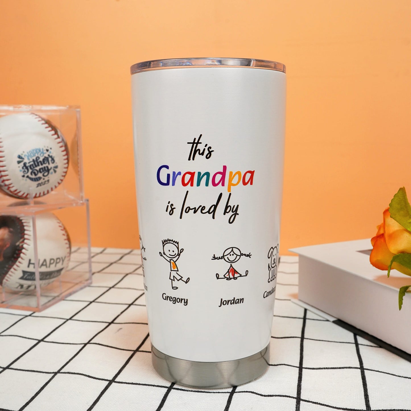 This Daddy is loved by Custom Tumbler