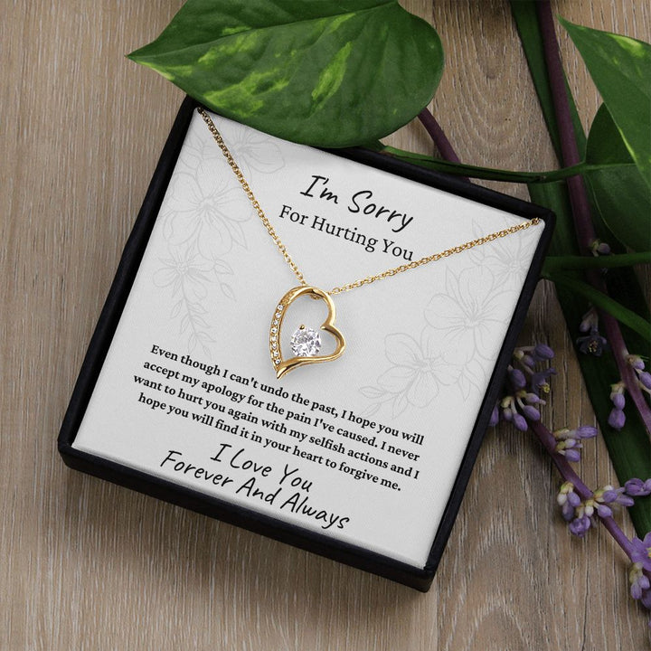 I'm Sorry For Hurting You Flower | Forever Love Necklace