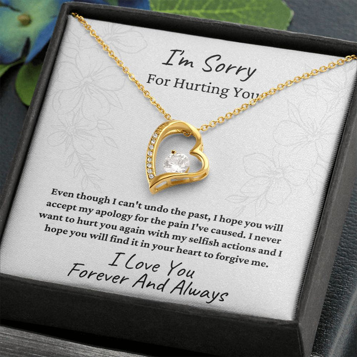 I'm Sorry For Hurting You Flower | Forever Love Necklace