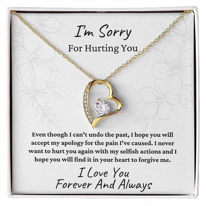 I'm Sorry For Hurting You Flower | Forever Love Necklace