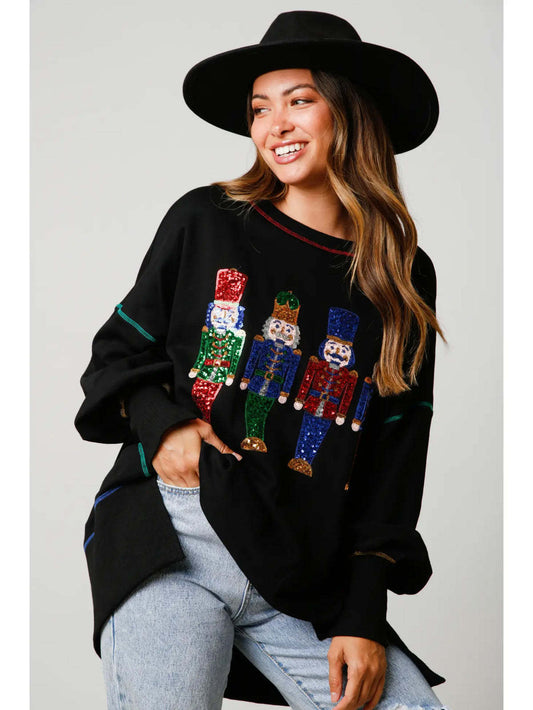 Christmas Sequin Crewneck