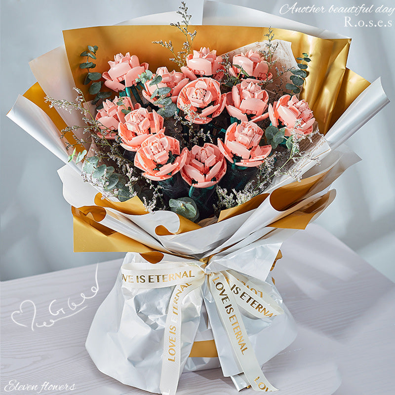 Rose Building Blocks Bouquet