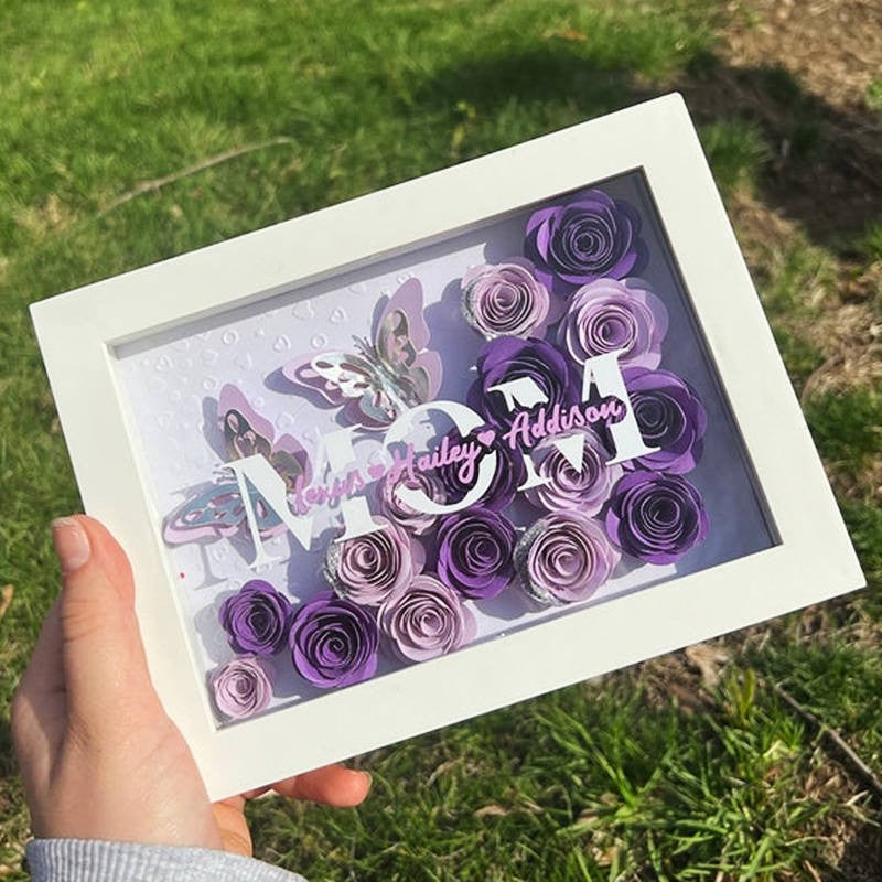 Customized Mother's Day Butterfly Flower Box🎉