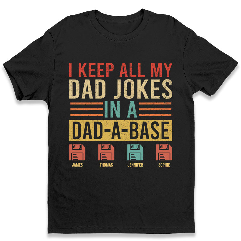 🌟I Keep All My Dad Jokes - Family Personalized Custom Unisex Sweatshirt🌟