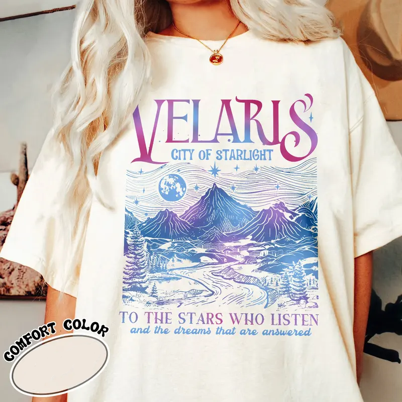 Velaris City Of Starlight Acotar Comfort Color Shirt