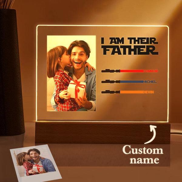 I Am Their Father Photo Led Light