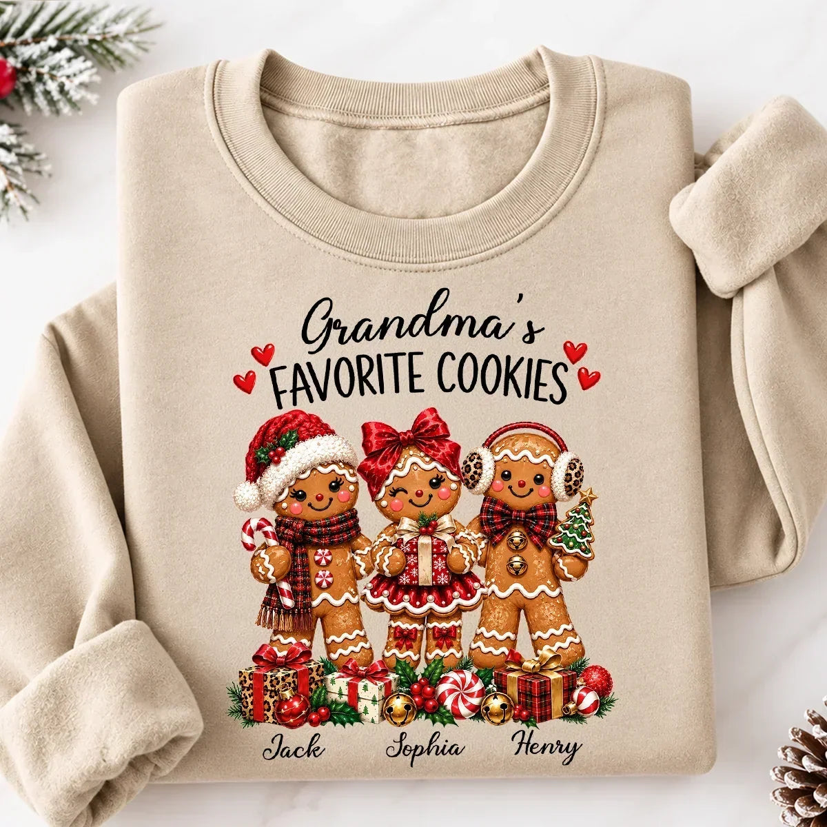 Personalized Grandmas Favorite Cookies Classic Tee