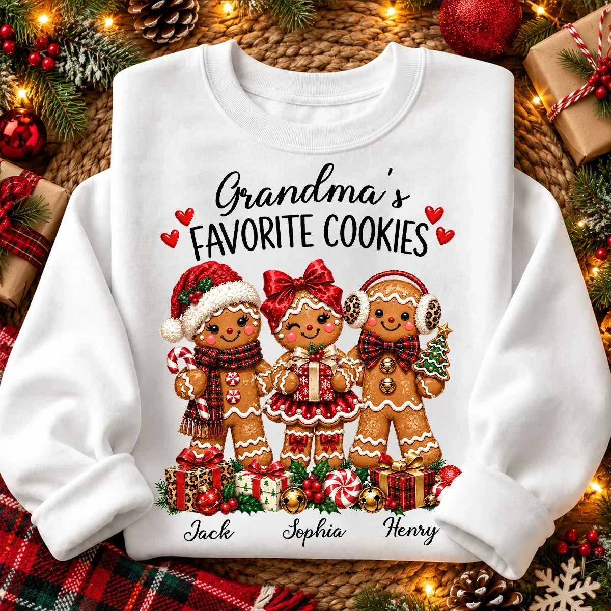 Personalized Grandmas Favorite Cookies Classic Tee