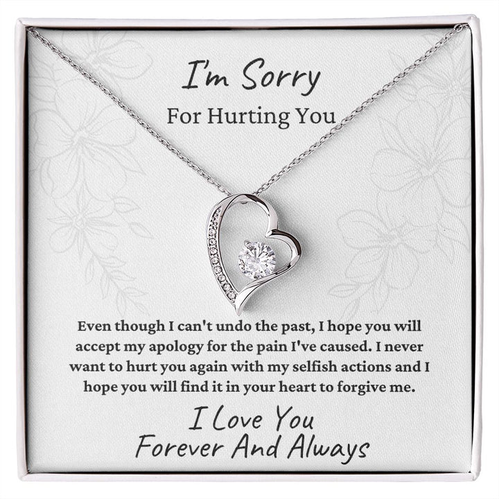 I'm Sorry For Hurting You Flower | Forever Love Necklace